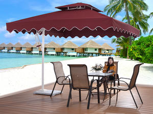 Patio Retractable Double Side Awning | SCD-C001 Umbrella Beach - SCD